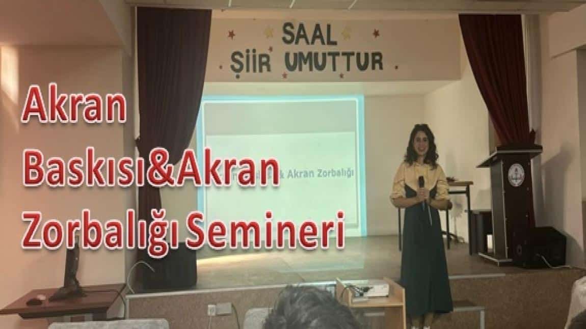 Akran Baskısı&Akran Zorbalığı